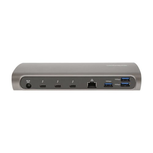 StarTech.com Thunderbolt 4 Dock, 96W Power Delivery, Single 8K/Dual Monitor 4K 60Hz, 3xTB4/USB4 ports, 4xUSB-A, SD, GbE, Thunde - Image 3