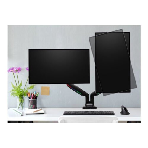 Kensington SmartFit® One-Touch Height Adjustable Dual Monitor Arm - Image 8