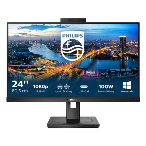 Philips B Line 243B1JH/00 computer monitor 60.5 cm (23.8") 1920 x 1080 pixels Full HD LCD Black - Image 2