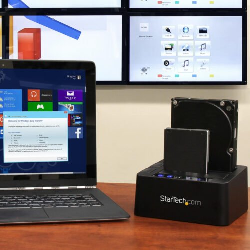 StarTech.com Standalone Hard Drive Duplicator, Dual Bay HDD/SSD Cloner/Copier, USB 3.1 (10Gbps) to SATA III HDD/SSD Docking Sta - Image 9
