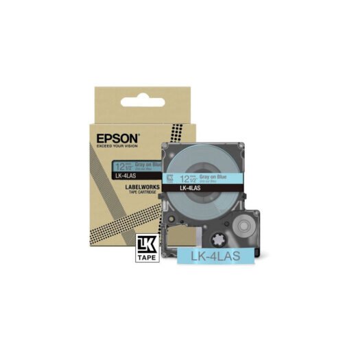 Epson LK-4LAS Grey, Light Blue