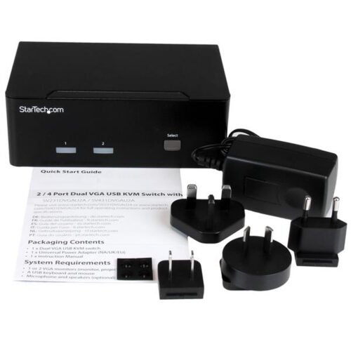 StarTech.com 2-port KVM switch with dual VGA - USB 2.0 - Image 4