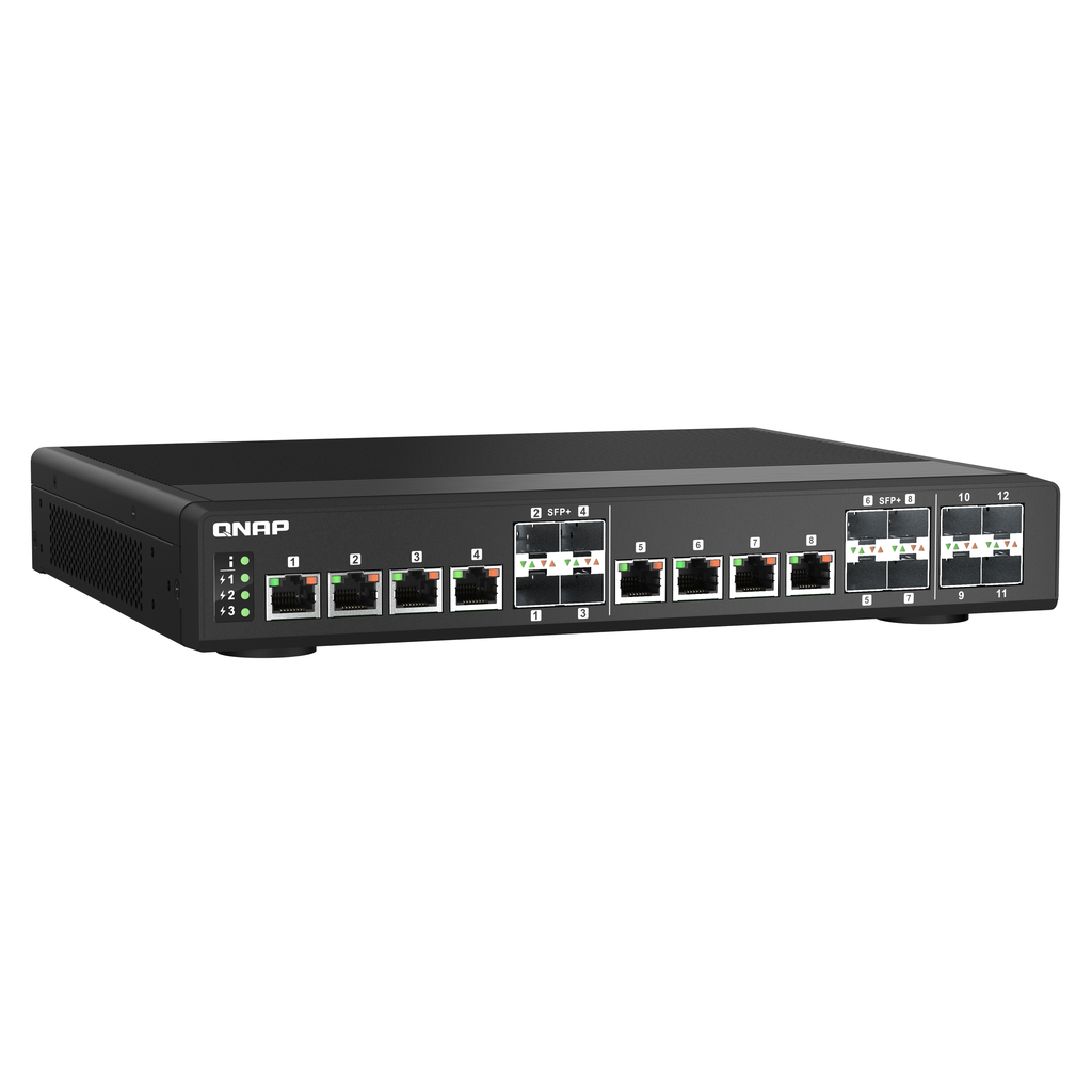 QNAP QSW-IM1200-8C network switch Managed L2 Black - Image 3