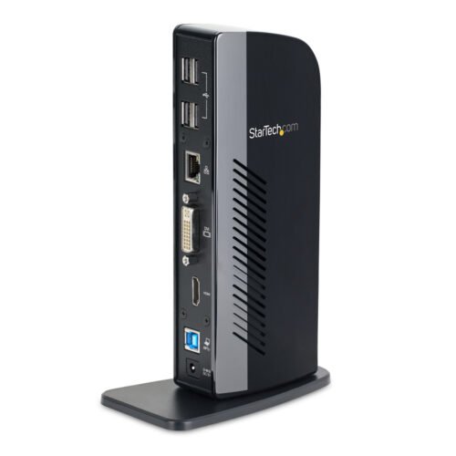 StarTech.com Dual Monitor USB 3.0 Docking Station with HDMI - DVI - 6 x USB Ports~Dual Monitor USB 3.0 Laptop Docking Station w - Image 3