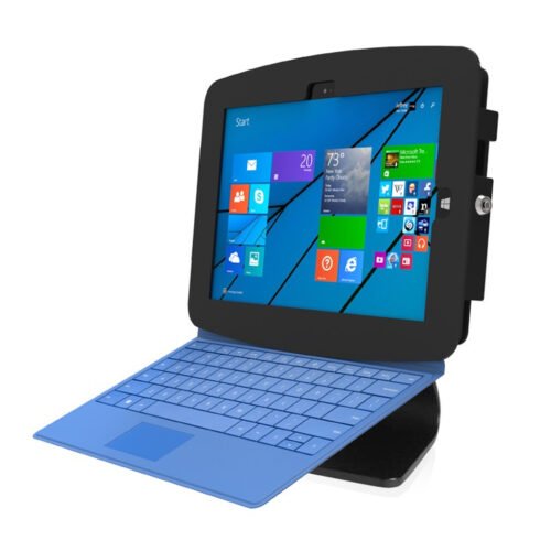 Compulocks Surface Pro 3-7 Space Enclosure Rotating Counter Stand Black - Image 2