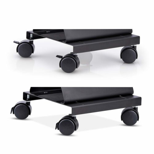 StarTech.com Computer Tower Cart, Rolling Mobile CPU Caddy on Wheels (Casters), Max Load 46.3lb/21kg, Adjustable PC Case Mount, - Image 7