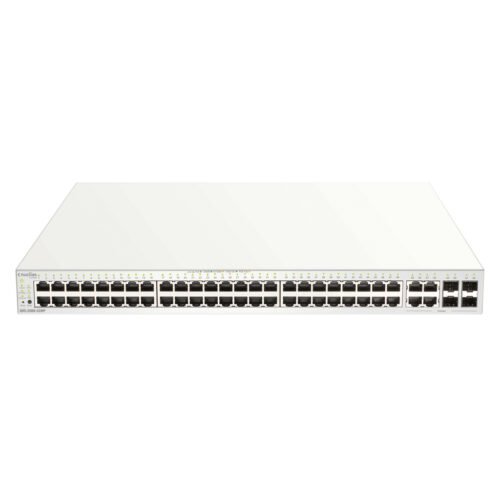 D-Link 52-Port Gigabit PoE+ Nuclias Smart Managed Switch including 4x 1G Combo Ports, 370W