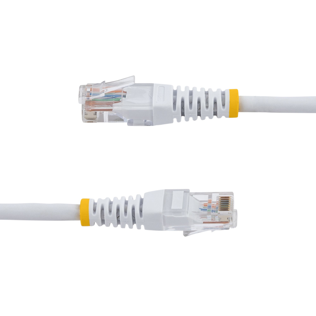 StarTech.com 15m Cat5e White Molded RJ45 UTP Cat 5e Patch Cable - 15 m Patch Cord - Image 3