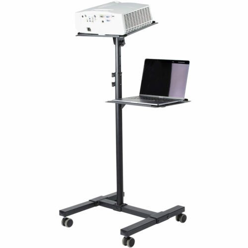StarTech.com Mobile Projector and Laptop Stand/Cart - Heavy Duty Portable Projector Stand (2 Shelves, hold 22lb/10kg each) - He - Image 12