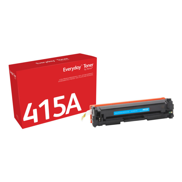 Everyday™ Cyan Toner by Xerox compatible with HP 415A (W2031A), Standard capacity