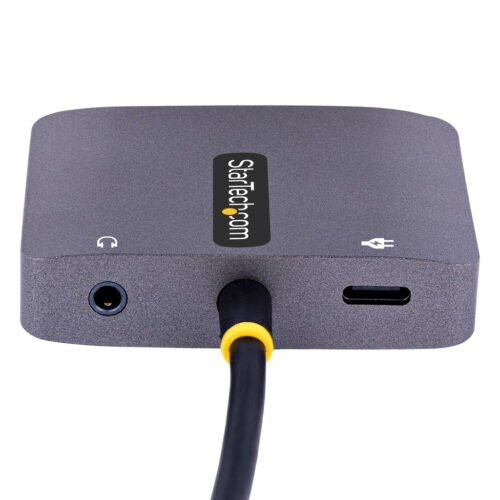 StarTech.com USB C Video Adapter, USB C to HDMI VGA Multiport Adapter, 3.5mm Audio, 4K 60Hz HDR, 100W PD Pass-Through, Thunderb - Image 10