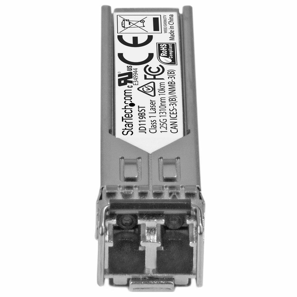 StarTech.com HP JD119B Compatible SFP Transceiver Module - 1000BASE-LX~HPE JD119B Compatible SFP Module - 1000BASE-LX - 1GbE Si - Image 2