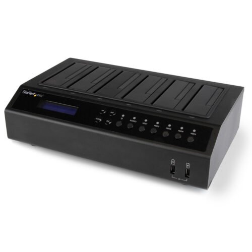 StarTech.com USB 3.0 / eSATA 6-Bay Hard Drive Duplicator Dock - 1:5 HDD / SSD Cloner and Eraser - Image 2
