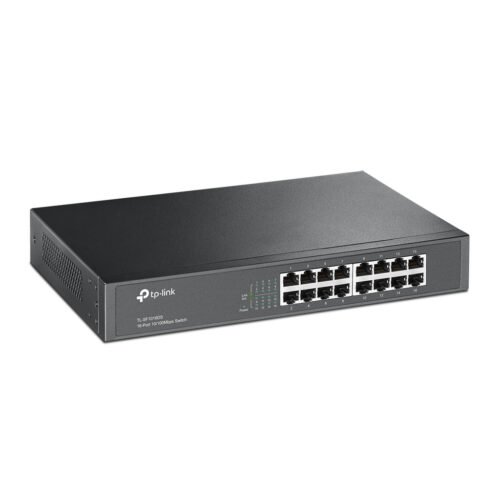 TP-Link TL-SF1016DS network switch Unmanaged Fast Ethernet (10/100) 1U Black - Image 2