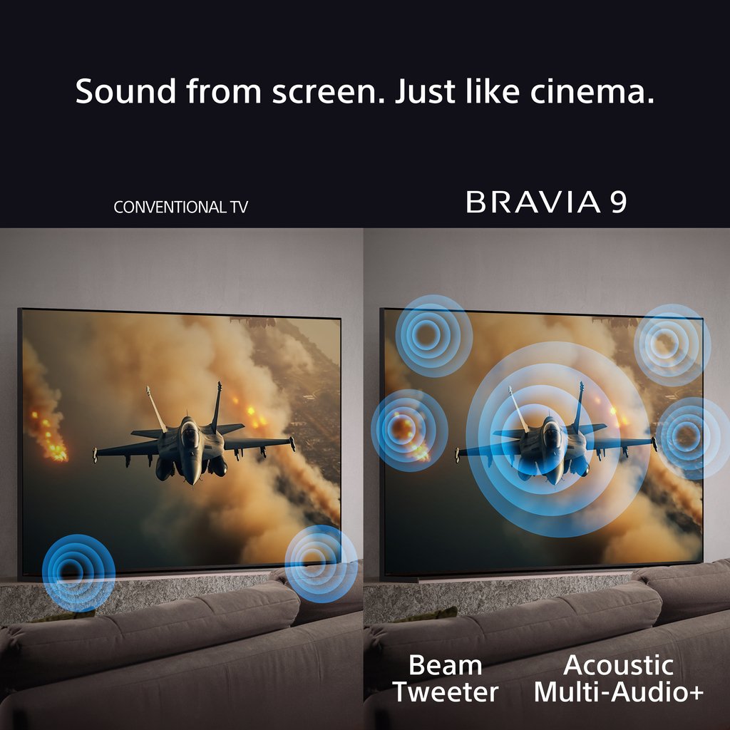 Sony BRAVIA 9 Series 75" QLED XR|Mini LED 4K HDR Display with Google TV, including 3 years PrimeSupport - Image 4