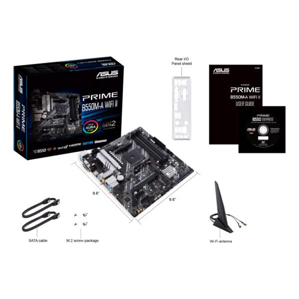 ASUS PRIME B550M-A WIFI II AMD B550 Socket AM4 micro ATX - Image 8