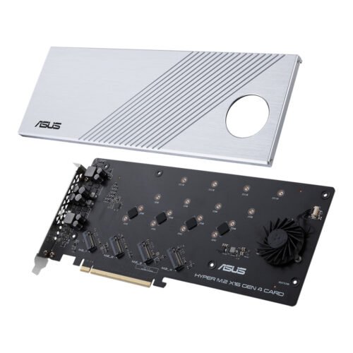 ASUS Hyper M.2 x16 Gen 4 interface cards/adapter Internal - Image 3