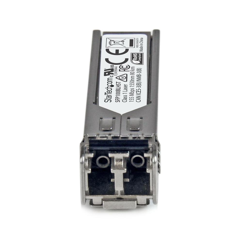 StarTech.com MSA Compliant SFP Transceiver Module - 100BASE-LH~MSA Uncoded SFP Module - 100BASE-LH - 100MbE Single Mode Fiber ( - Image 2