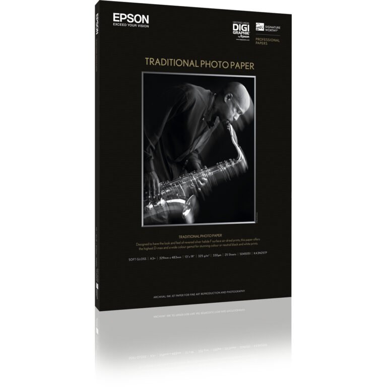 Epson Traditional Photo Paper, DIN A2, 330g/m², 25 Sheets