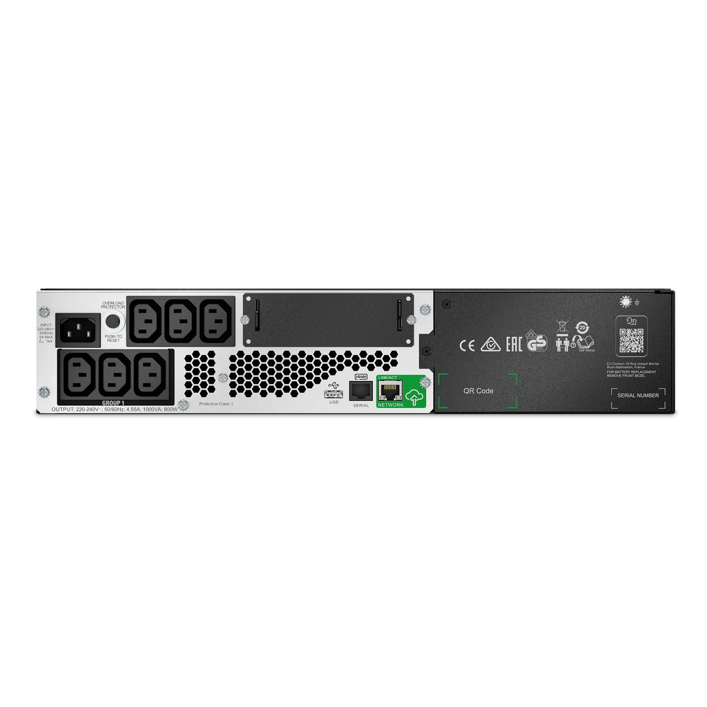 APC Smart-UPS Li-ion SMTL1000RMI2UC - 6x C13, Short Depth, Rackmount 2U, SmartConnect, 1000VA - Image 2