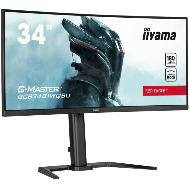 iiyama G-MASTER GCB3481WQSU-B1 computer monitor 86.4 cm (34") 3440 x 1440 pixels UltraWide Quad HD LCD Black
