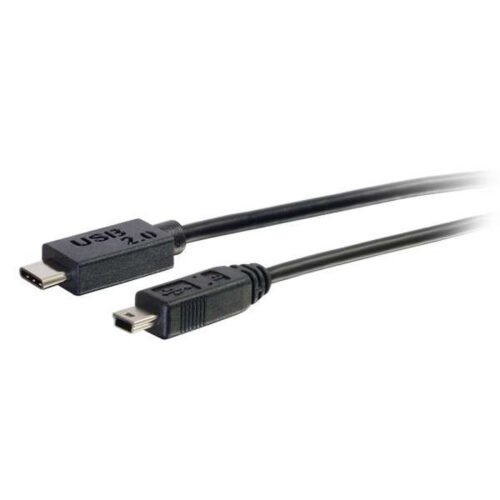 C2G 4m USB 2.0 USB Type C to USB Mini B Cable M/M - USB C Cable Black - Image 5