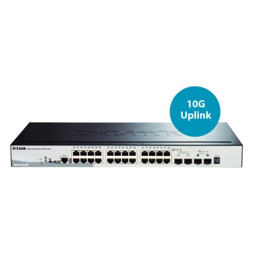 D-Link 28-Port Gigabit Stackable PoE Smart Managed Switch including 2 x 10G SFP+ & 2 x SFP - Image 3