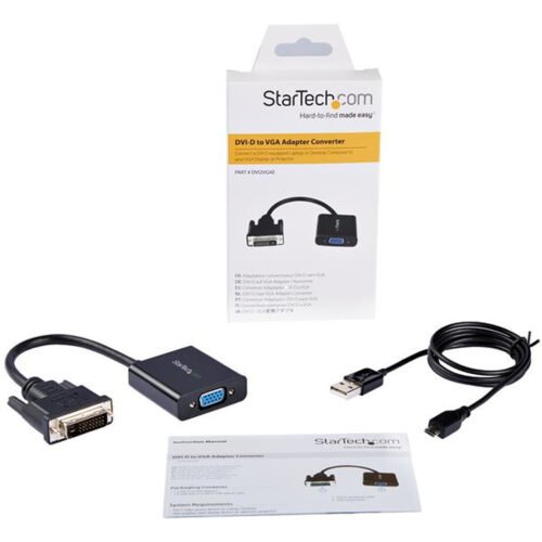 StarTech.com DVI-D to VGA Active Adapter Converter Cable - 1080p - Image 2