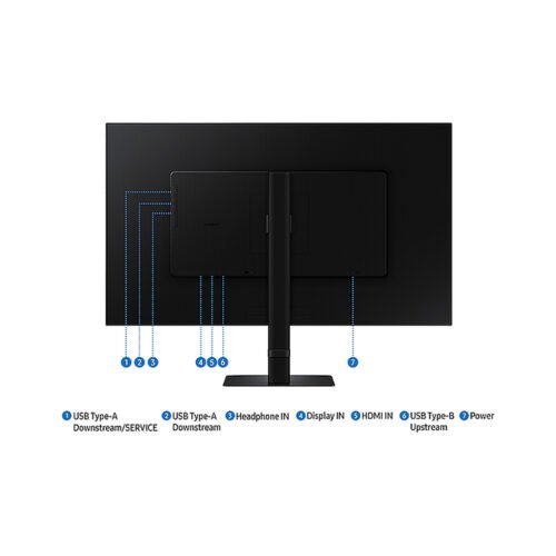 Samsung LS32D800EAU computer monitor 81.3 cm (32") 3840 x 2160 pixels 4K Ultra HD LCD Black - Image 4
