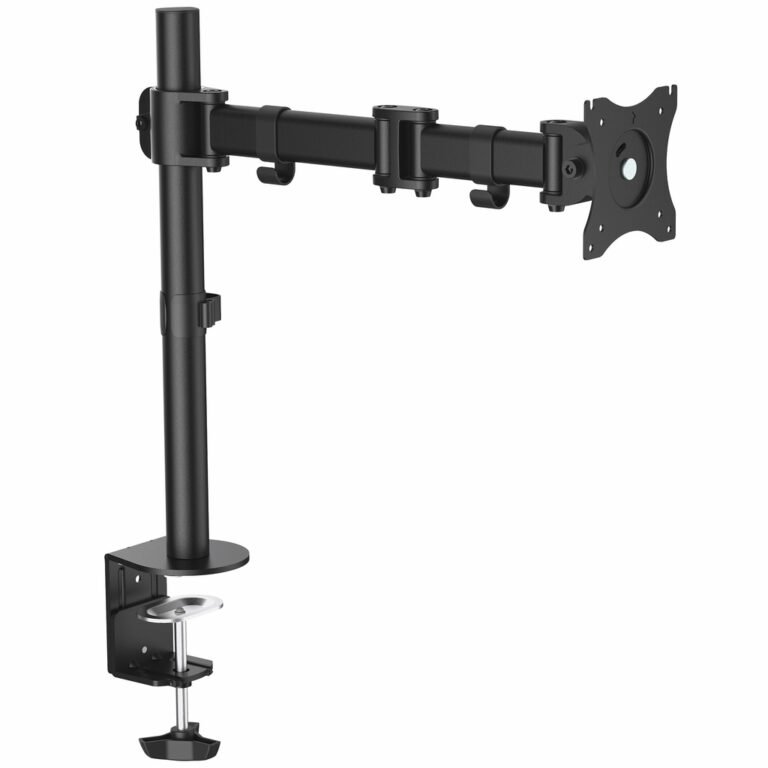 StarTech.com Desk Mount Monitor Arm for up to 34" (8 kg) VESA Compatible Displays - Articulating Pole Mount Single Monitor Arm