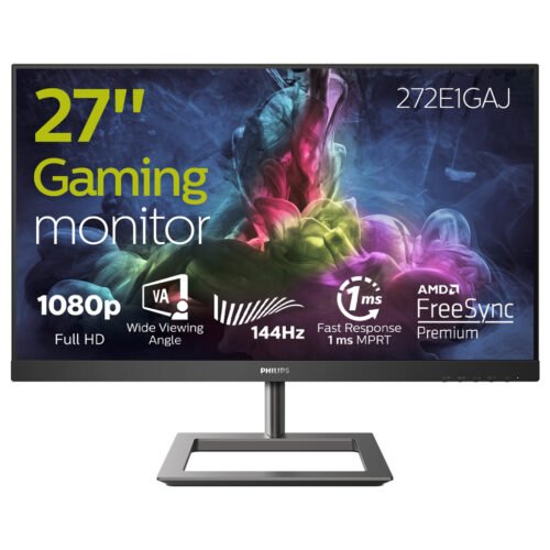 Philips E Line 272E1GAJ/00 computer monitor 68.6 cm (27") 1920 x 1080 pixels Full HD LCD Black, Chrome - Image 2