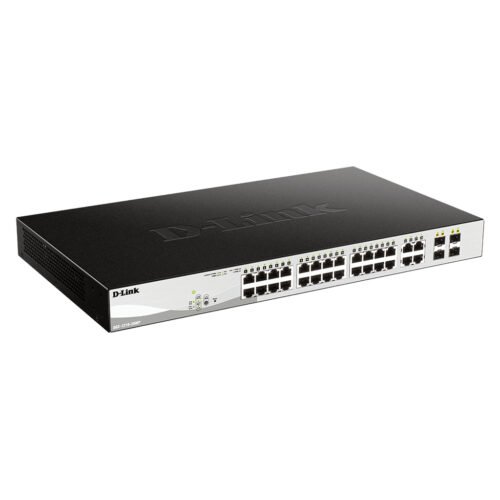 D-Link 28-Port Gigabit PoE Smart Managed Switch including 4 Combo Ports - Image 2
