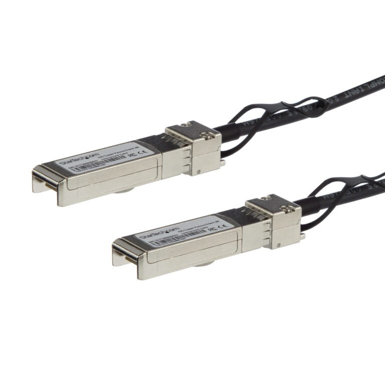 StarTech.com Cisco SFP-H10GB-CU2-5M Compatible 2.5m 10G SFP+ to SFP+ Direct Attach Cable Twinax - 10GbE SFP+ Copper DAC 10 Gbps