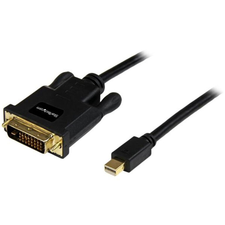 StarTech.com 10ft (3m) Mini DisplayPort to DVI Cable - Mini DP to DVI Adapter Cable - 1080p Video - Passive mDP 1.2 to DVI-D Si