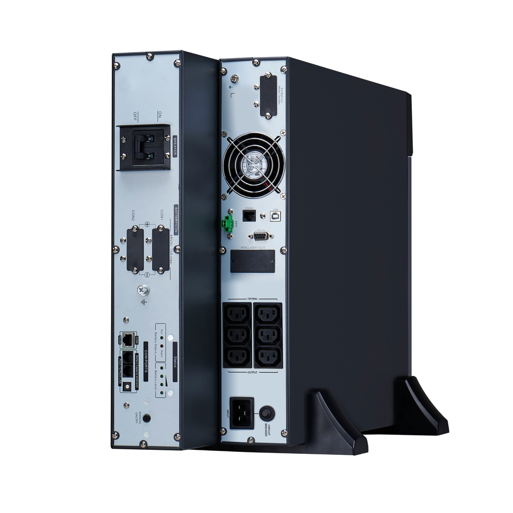 APC Easy UPS On-Line, 2000VA, Lithium-ion, Rack/Tower 4U, 230V, 6 IEC C13 outlets, Intelligent Card Slot, Extended runtime, W/ - Image 4
