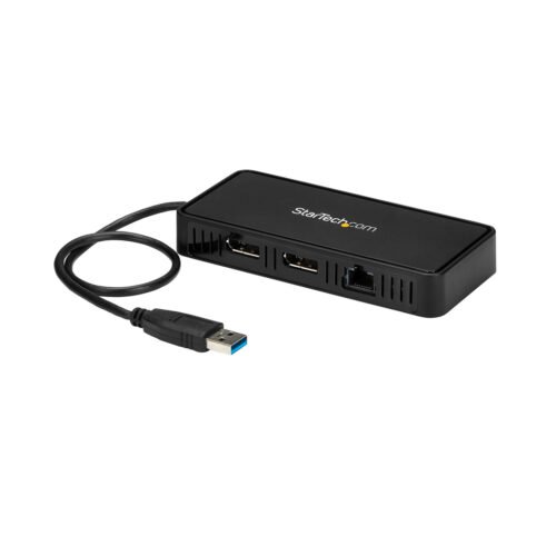 StarTech.com USB 3.0 Mini Dock - Dual Monitor USB-A Docking Station with DisplayPort 4K 60Hz Video & Gigabit Ethernet - 1ft (30 - Image 10