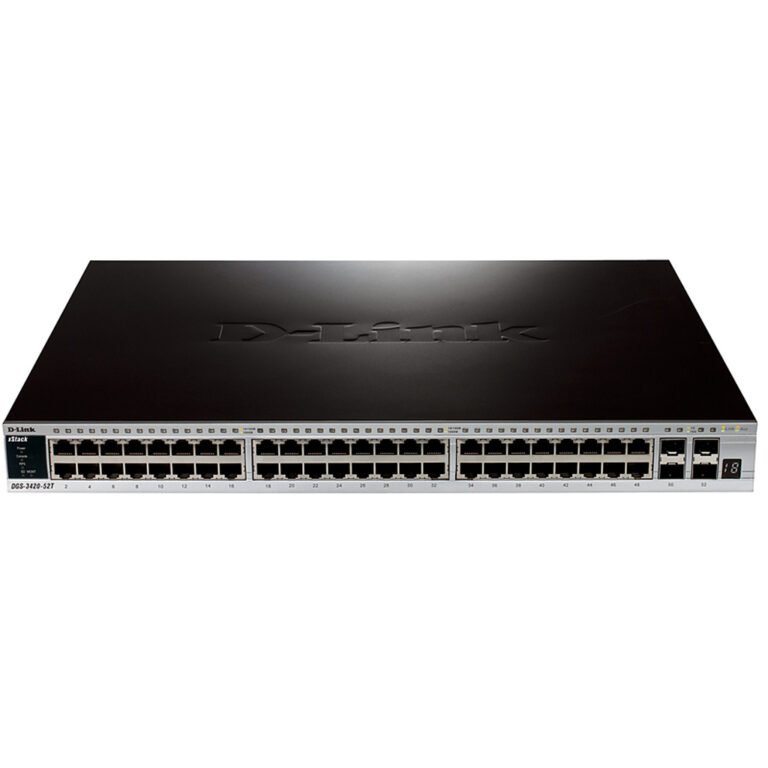 D-Link DGS-3420-52T network switch Managed L2 Black