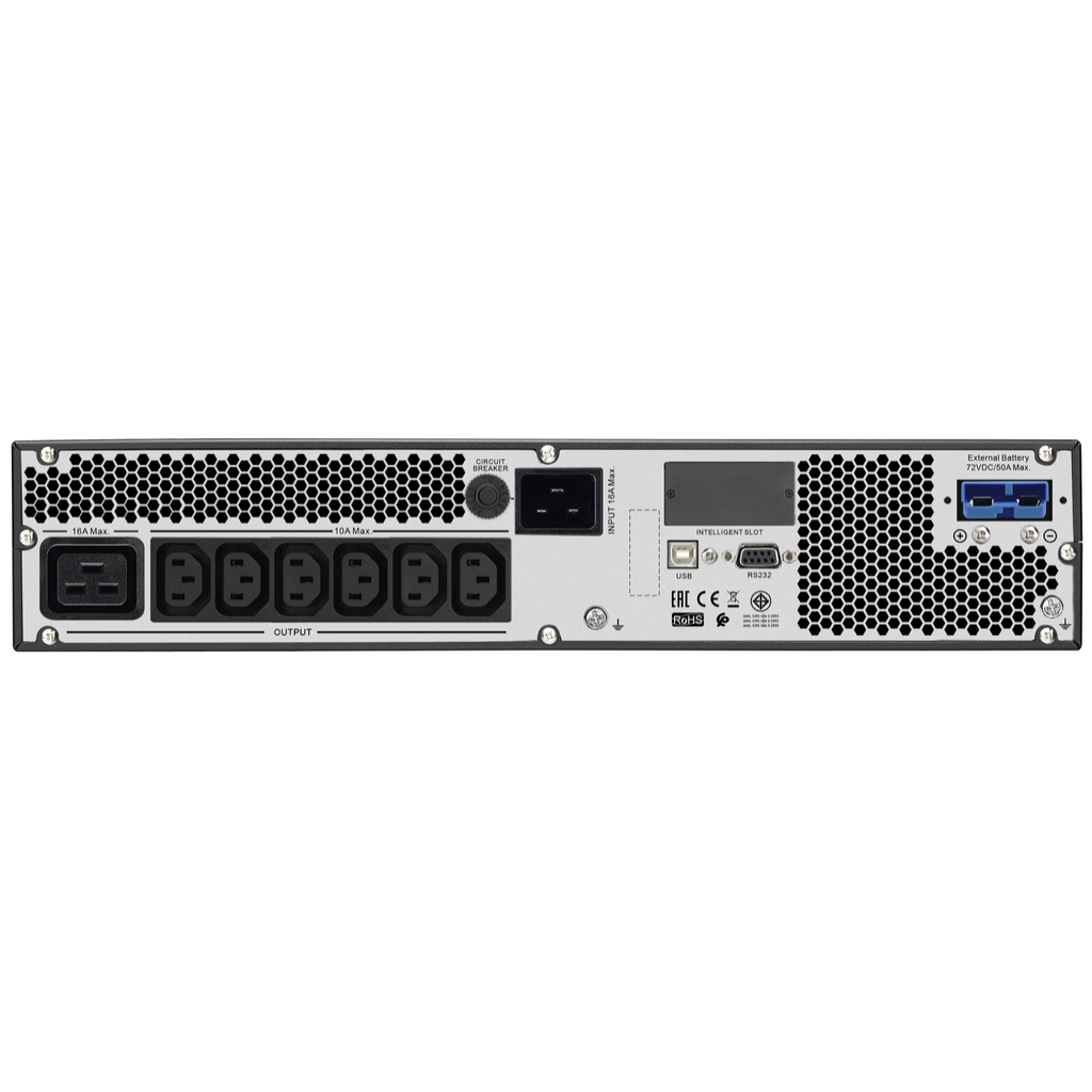 APC SRVPM3KRIL uninterruptible power supply (UPS) Double-conversion (Online) 3 kVA 2400 W 7 AC outlet(s) - Image 3