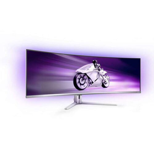 Philips Evnia 8000 49M2C8900L/00 computer monitor 124.2 cm (48.9") 5120 x 1440 pixels Dual QHD QD-OLED White - Image 3