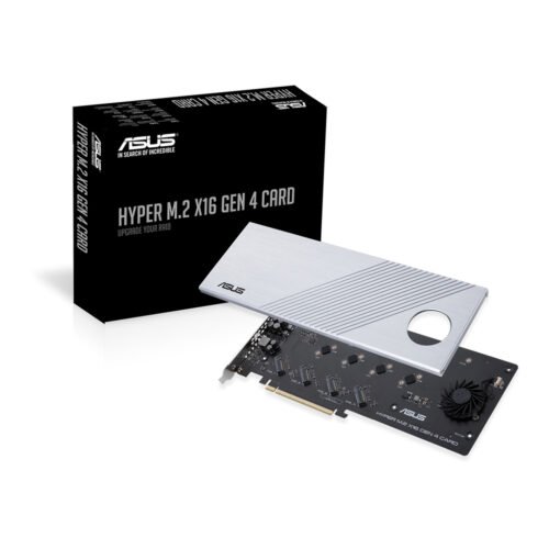 ASUS Hyper M.2 x16 Gen 4 interface cards/adapter Internal - Image 4