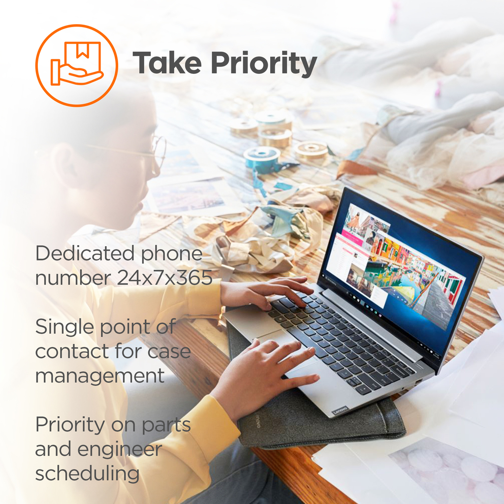 Lenovo Premier Support Upgrade - Extended service agreement - parts and labour - 4 years - on-site - response time: NBD - for T - Image 4