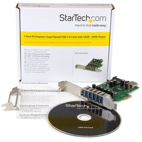 StarTech.com 7-Port PCI Express USB 3.0 Card - Standard and Low-Profile Design - Image 9