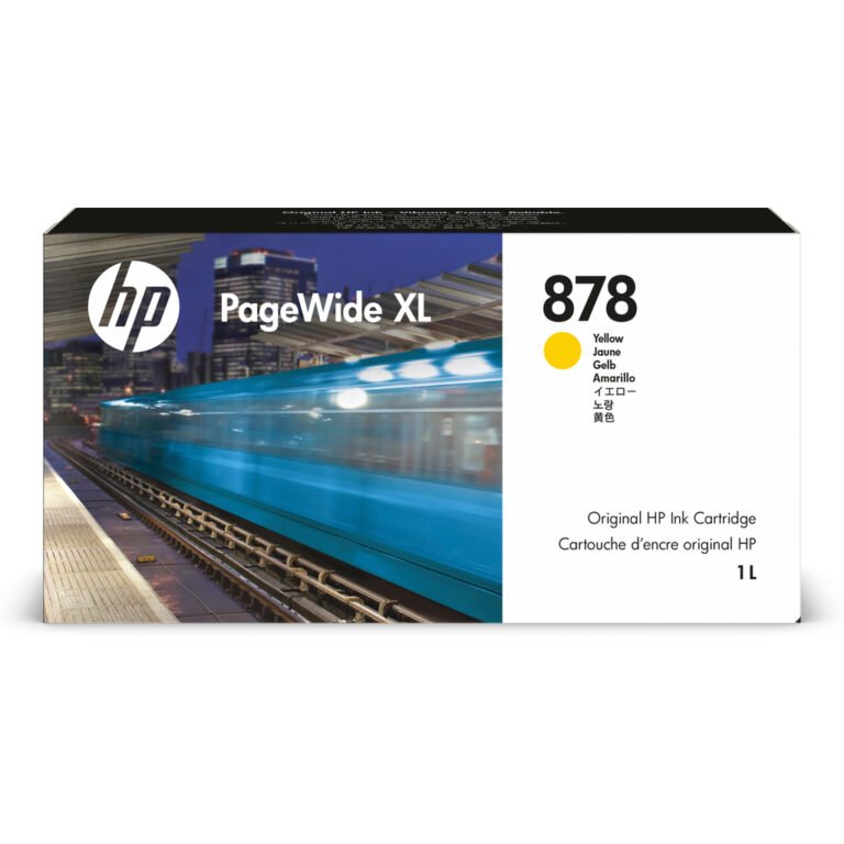 HP 878 1-liter Yellow PageWide XL Ink Cartridge