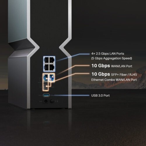 TP-Link Archer BE19000 Tri-Band Wi-Fi 7 Router - Image 3