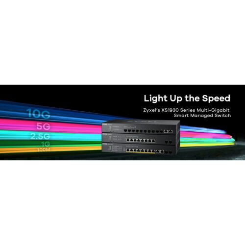 Zyxel XS1930-12HP-ZZ0101F network switch Managed L3 10G Ethernet (100/1000/10000) Power over Ethernet (PoE) Black - Image 6