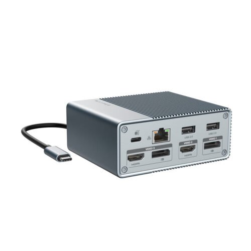 Targus HDG212B-GL laptop dock/port replicator Wired USB 3.2 Gen 1 (3.1 Gen 1) Type-C Grey - Image 4