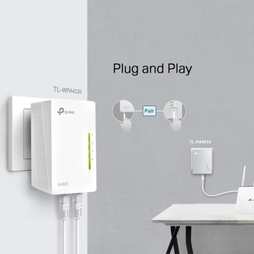 TP-Link Powerline 600 Wi-Fi 3-pack Kit - Image 2