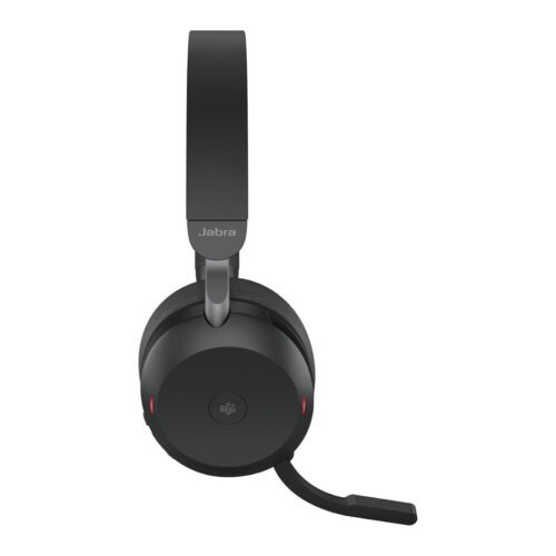 Jabra Evolve2 75 - USB-C MS Teams with Desk Stand - Black - Image 2