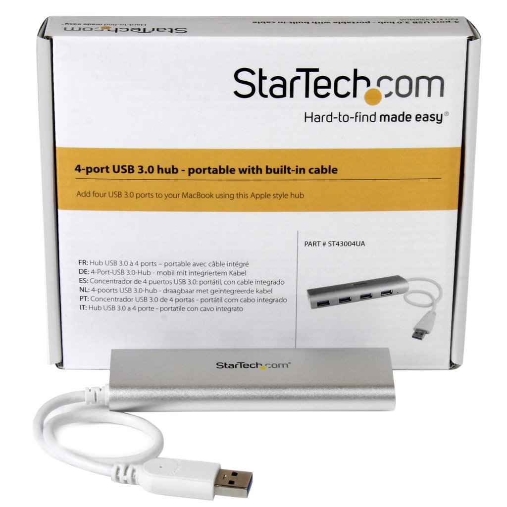 StarTech.com 4-Port USB Hub, USB A to 4x USB-A Ports, USB 5Gbps, Rugged Design, Bus-Powered, Portable Laptop USB 3.0 Hub - Image 5
