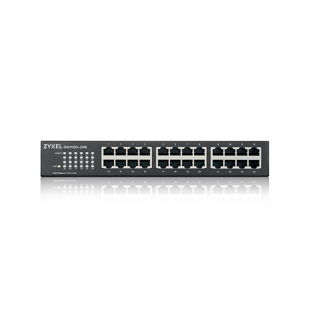 Zyxel GS1100-24E Unmanaged Gigabit Ethernet (10/100/1000) Black - Image 3
